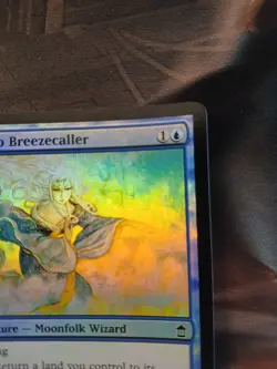 Magic The Gathering Oboro Breezecaller FOIL Saviors of Kamigawa MP (1) - Image 3