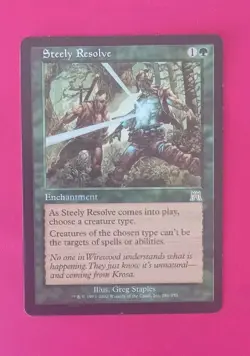 Steely Resolve Onslaught LP/EX MTG Magic the Gathering - Image 1