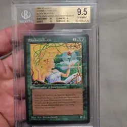 Magic the Gathering Verduran Enchantress bgs 9.5 revised German foreign bb MTG - Image 1