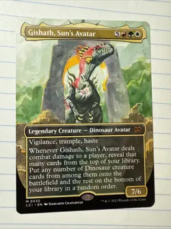 Gishath, Sun's Avatar Magic: The Gathering Lost Caverns of Ixalan Borderless - Image 1