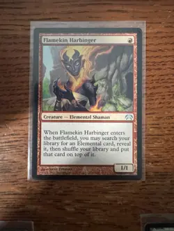 Flamekin Harbinger: MtG Magic the Gathering Planechase Uncommon - Image 1