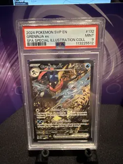 Pokemon TCG Greninja EX 132 Scarlet & Violet Promo Holo PSA 9!! - Image 1