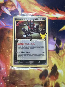 Pokemon Greninja SWSH144 25th Anniversary Black Star Promo Holo 2021 - Image 1