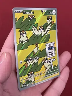 Carte Pokemon Roucool 207/197 Full Art EV3 Flammes Obsidiennes - Neuf FR - Image 3