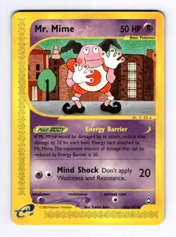 Mr. Mime (95b) Aquapolis #095b (2003) Common HP Pokemon - Image 1