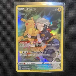 Pokemon TCG Pikachu TG05/TG30 Holo Rare Lost Origin Trainer Gallery - Image 1
