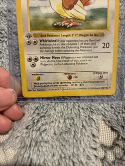 Pokemon TCG - Pidgeotto 022/102 Base Set - First Edition - PSA 7 - Image 2