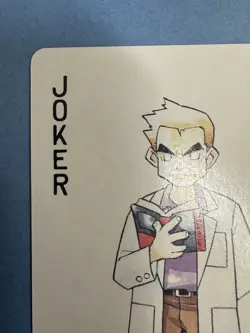 1996 Pokemon Professor Oak - Joker - Red Charizard Back Vintage Rare Light Play - Image 4
