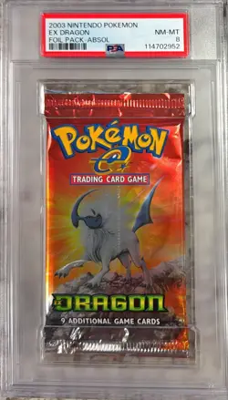 2003 Nintendo Pokemon Ex Dragon Foil Pack - Absol PSA 8 *T200 - Image 1