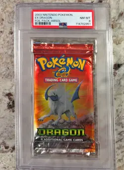 2003 Nintendo Pokemon Ex Dragon Foil Pack - Absol PSA 8 *T201 - Image 1