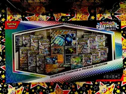 Pokemon Prismatic Evolution Lucario & Tyranitar EX Premium Collection *SEALED* - Image 1