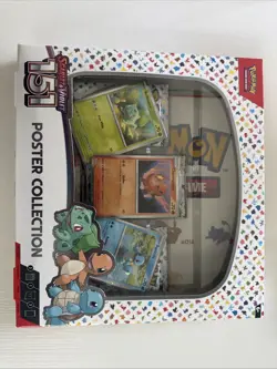 Nintendo Pokemon TCG Scarlet & Violet - 151 Poster Collection Box - 3 Packs 820650853166 - Image 1