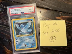Articuno #2 Holo - 1999 Pokemon WOTC TCG Fossil - PSA 6 - Image 5
