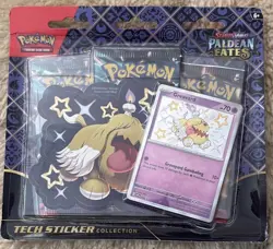 Pokemon TCG Scarlet & Violet Paldean Fates Tech Sticker Collection (Greavard) - Image 1