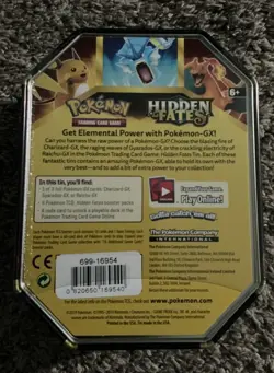 Pokemon TCG Hidden Fates Gyarados GX Tin NEW & Factory Sealed - Image 2