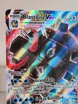 Pokemon TCG Blastoise VMAX SWSH Black Star Promos SWSH103 - Image 3