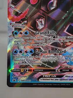 Pokemon TCG Blastoise VMAX SWSH Black Star Promos SWSH103 - Image 5