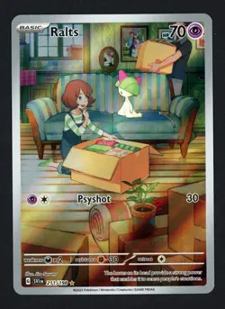Ralts 211/198 Scarlet & Violet Base Illustration Rare Pokemon TCG - Image 1