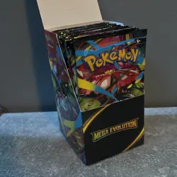 Pokemon TCG: Mega Evolution Half Booster Box-New (Unsealed) All Packs Sealed - Image 3