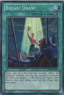 Yugioh Break! Draw! AP04-EN009 Super Rare LP/NM - Image 1