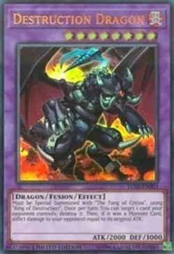 Destruction Dragon - LC06-EN003 - Ultra Rare - Limited Edition Near Mint Yugioh! - Image 1
