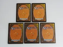 MTG 5 Card Set English Japanese White Used Collector Condition - Image 2