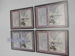 Magic the Gathering Alliances Kjeldoran Outpost 4 Card Set Warehouse Unused - Image 2