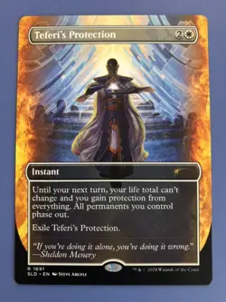 Teferis Protection Magic the Gathering SLD White English Card - Image 1