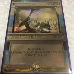 MTG Masterpiece Subversion Capsize English Rare Magic Card Used - Image 1