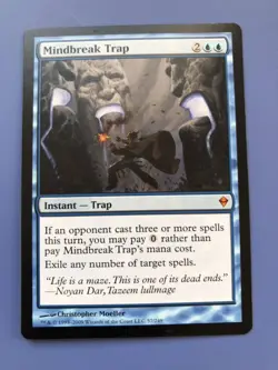 Mindbreak Trap Blue English Yu-Gi-Oh Card AG-MTG ZEN NM - Image 1