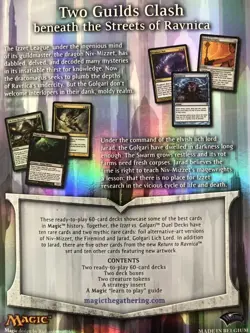 DuelDecks Izzet vs Golgari Magic The Gathering English Card Game Used - Image 2