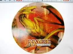 MTG Magic the Gathering Dragon Sticker Rare Not for Sale 2001 Card collectible - Image 1