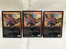 MTG Elite Archers Want to Stand Out English Foil 3 Card Set Unused - Image 1