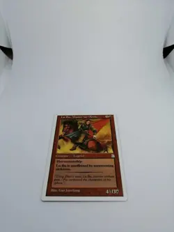 MTG Portal Three Kingdoms Lu Bu Master-at-Arms Card Red R Used - Image 1