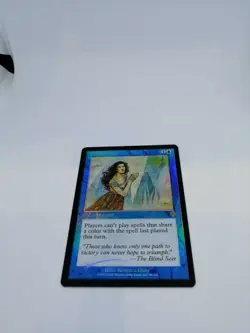 MTG Mana Maze Foil Blue R Magic The Gathering Card Used - Image 1