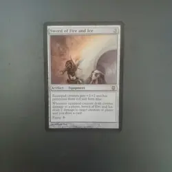 Magic The Gathering Sword of Fire and Ice English Card DST Used - Image 1