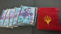MTG Ghost Sailor Sleeves 20 Pack Set of 5 Fujichoco Art Collectible Badge - Image 1