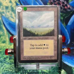 Vintage MTG Alpha Plains Basic Land Rare Collectible Used - Image 2