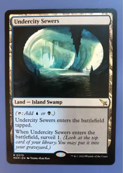 MTG Land Undercity Sewers English Version Used - Image 1