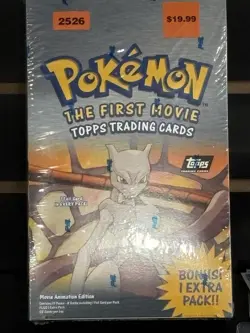 1999 Pokemon 1st Movie Edition Sealed Box 2526 11 Packs RARE!! - Image 1