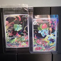 Pokemon Sealed Bulbasaur 133/132 Mega Evolution Stamped Promo and Ivysaur IR - Image 1