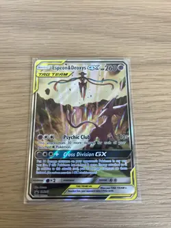 2020 Pokemon SM Black Star Promo #SM240 Espeon & Deoxys GX Tag Team - Image 2