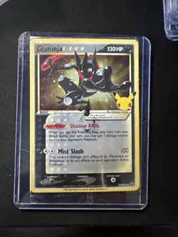 Pokemon Greninja Black Star Promo SWSH144 Celebrations 25th Gold Star SEALED - Image 3