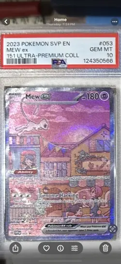 2023 POKEMON SVP EN-SV PROMO 151 ULTRA-PREMIUM COLLECTION #053 MEW EX PSA 10🔥 - Image 1