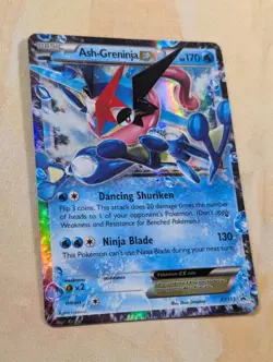 Pokemon TCG Ash-Greninja EX XY Black Star Promo XY133 Holo Card TCG Regular Size - Image 4
