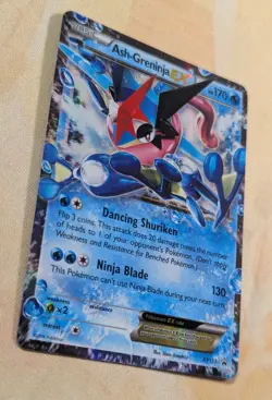Pokemon TCG Ash-Greninja EX XY Black Star Promo XY133 Holo Card TCG Regular Size - Image 5