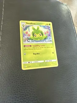 Swadloon 8/236 Sun & Moon Unified Minds Uncommon Pokemon Card 2019 - Image 1