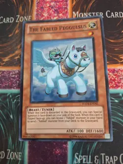 Yugioh The Fabled Peggulsus HA04-EN041 Super Rare Unlimited Near Mint - Image 1