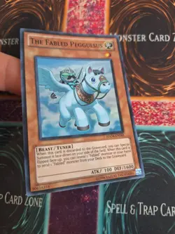 Yugioh The Fabled Peggulsus HA04-EN041 Super Rare Unlimited Near Mint - Image 2