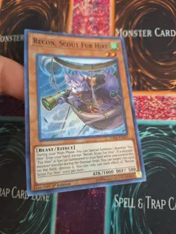 Yugioh Recon, Scout Fur Hire DASA-EN015 Super Rare 1st Edition Near Mint - Image 2